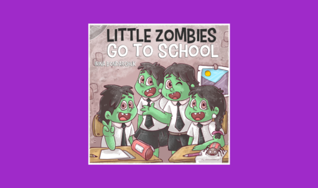 Halloween books for children: little Zombies Go to School