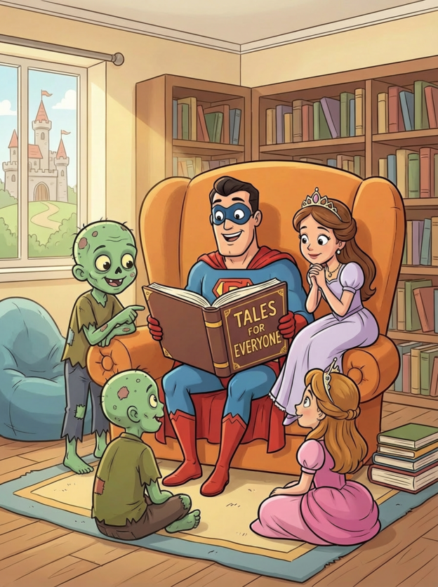 diverse characters in children's books, zombies for kids, zombie books for kids